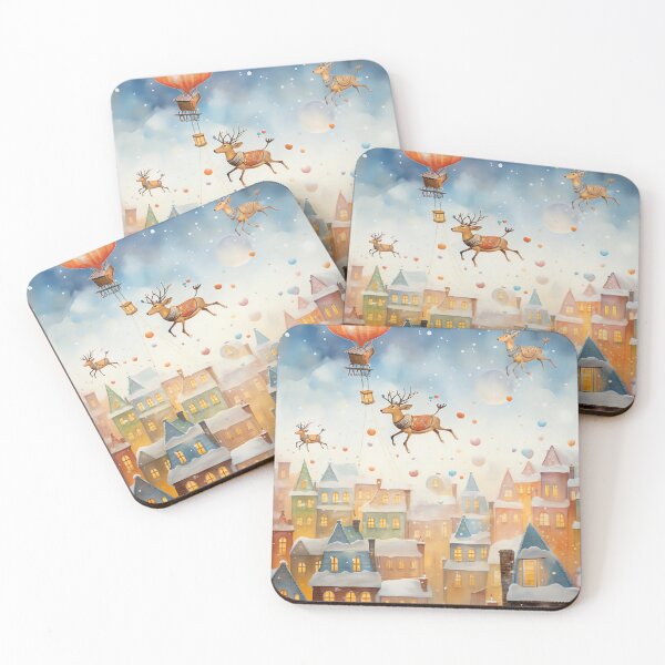 Item preview, Whimsical Winter Journey designed and sold by cute-animals99.