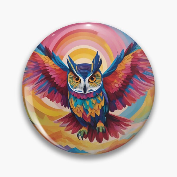 Item preview, Owl flying in Magic  Night  designed and sold by BotunPeony.
