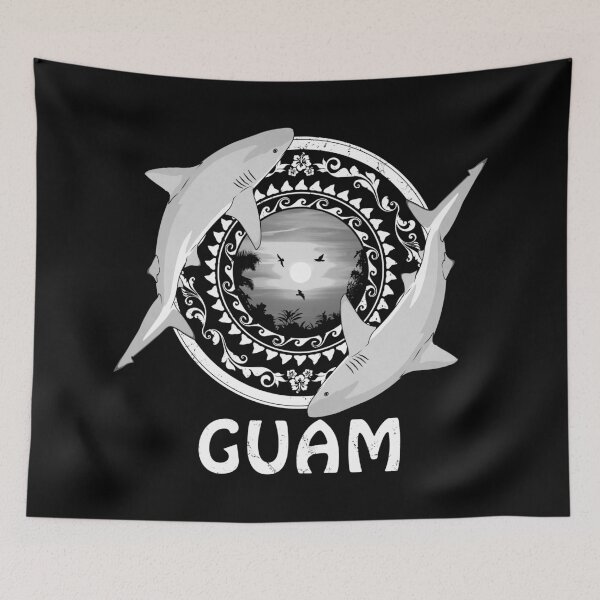 Item preview, Guam bull shark designed and sold by NicGrayGraphic.