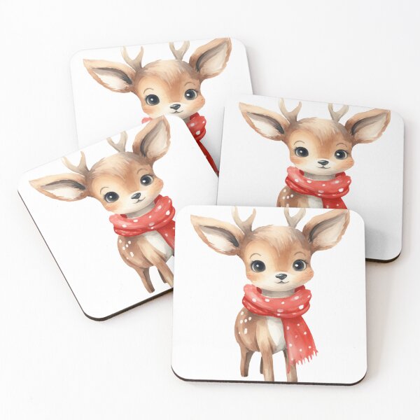 Item preview, Cute Christmas baby deer designed and sold by BloomingByL.