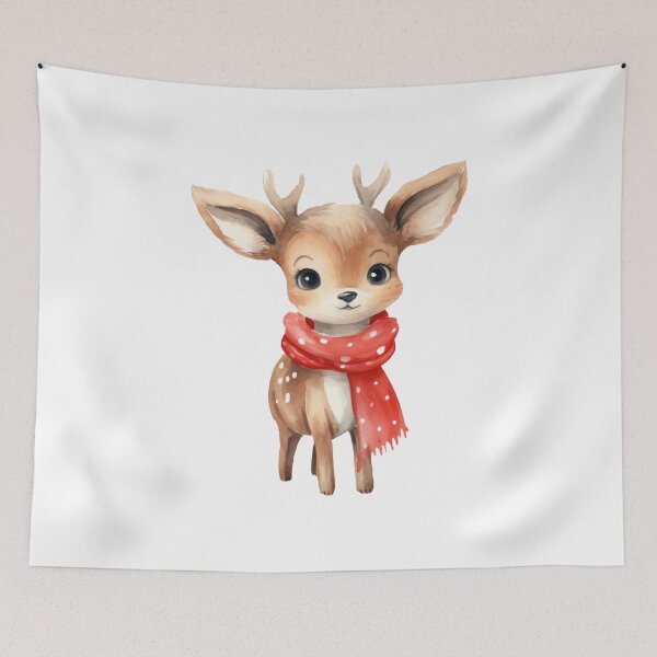 Item preview, Cute Christmas baby deer designed and sold by BloomingByL.