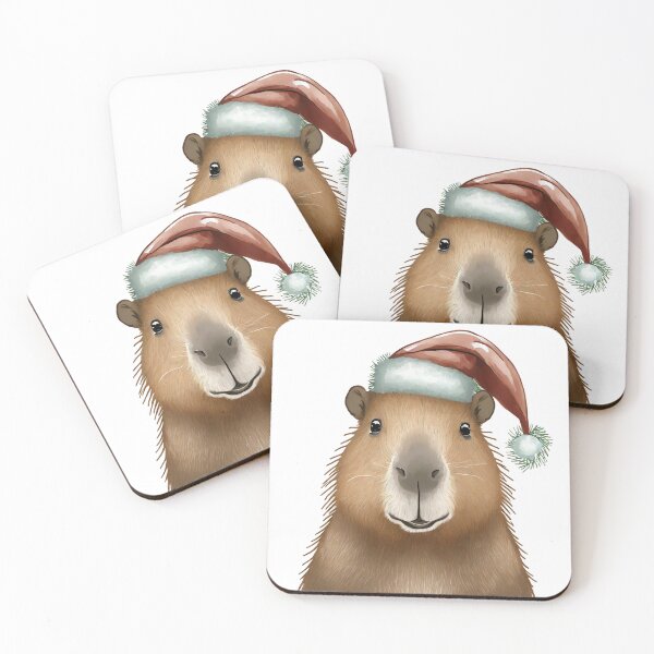 Item preview, Christmas Capybara  designed and sold by Len-adeu.