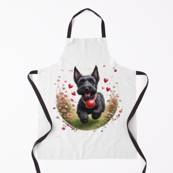 Item preview, Cute playful Scottish terrier designed and sold by Kaleddis.