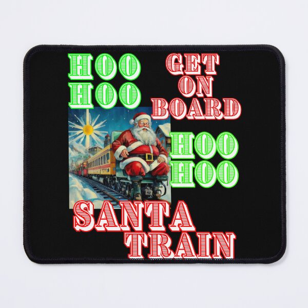Item preview, Hoo Hoo Santa train get on board xmas time  funny gifts for christian designed and sold by thankful-loco.
