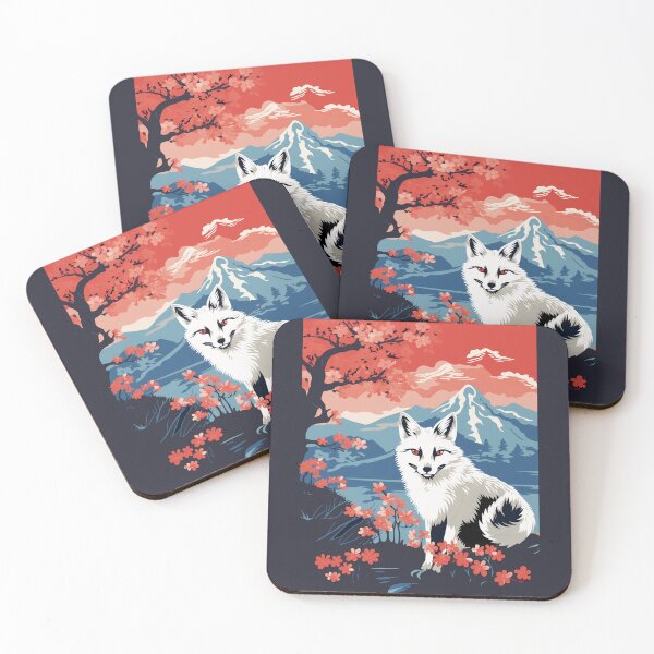 Item preview, White Fox Kitsune designed and sold by TheSamuraiCat.