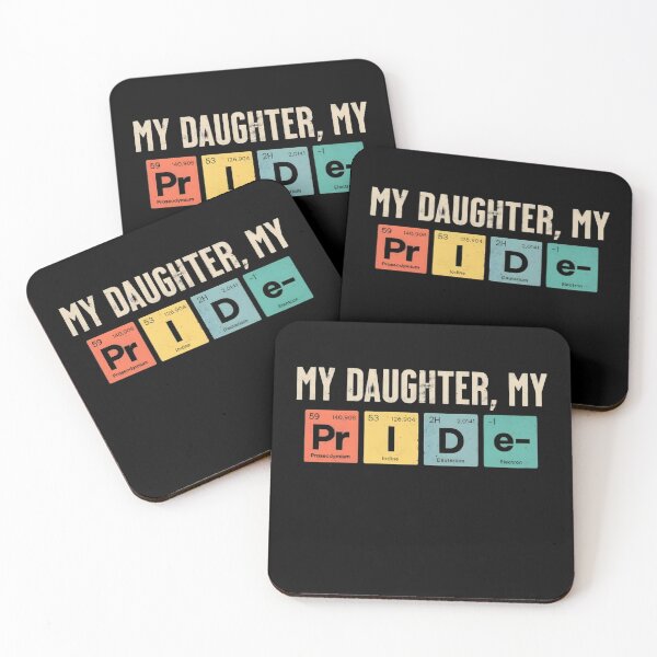 Item preview, My daughter my pride, funny science periodic table designed and sold by Merchattack.