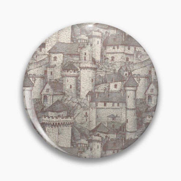 Item preview, Copy of Castle drawing designed and sold by Alessandro Remo Mazzoni Remotextiles.