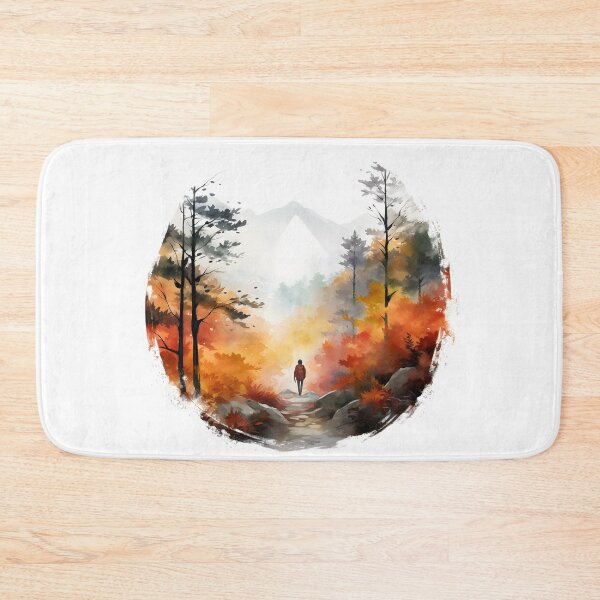 Item preview, Autumn Solitude Hike in the Mountains: A Beautiful Scenery with Rustling Leaves designed and sold by Shirtastically.