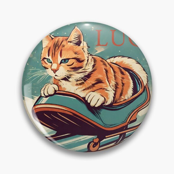 Item preview, Cat on a sled, time for luge designed and sold by MG-MagicGallery.