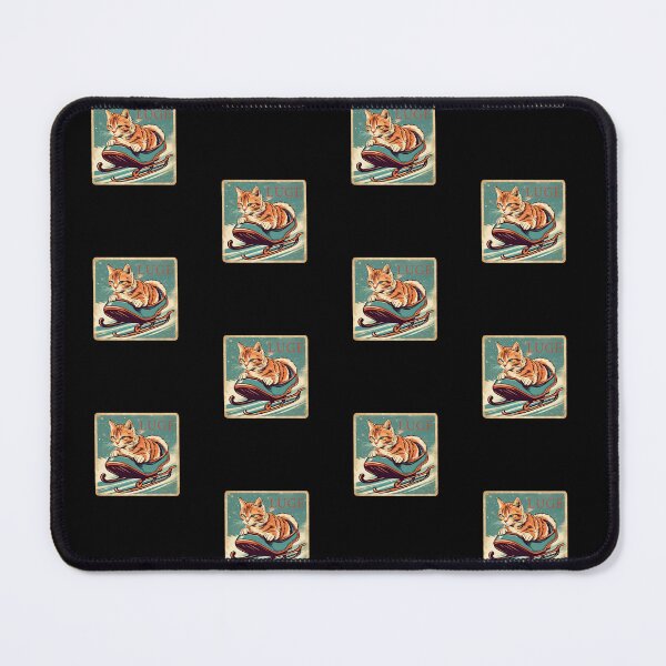 Item preview, Cat on a sled, time for luge designed and sold by MG-MagicGallery.