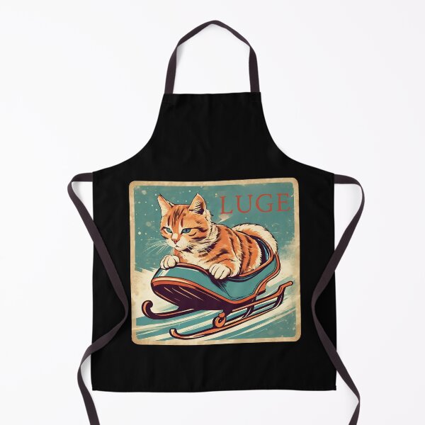 Item preview, Cat on a sled, time for luge designed and sold by MG-MagicGallery.