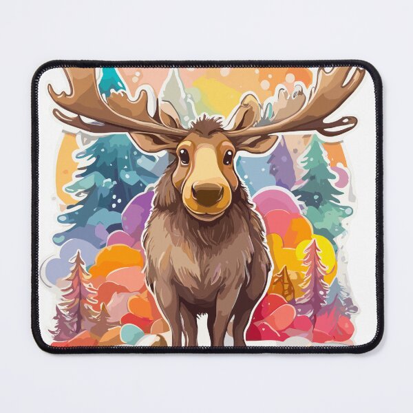 Item preview, moose cartoon designed and sold by jinmommyonline.