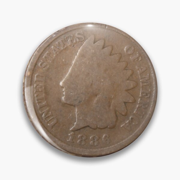 Item preview, 1886 Indian Cent designed and sold by coinsxcrochet.