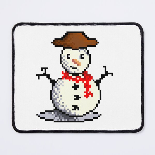 Item preview, Snowman Pixel Art  designed and sold by Potattoo.