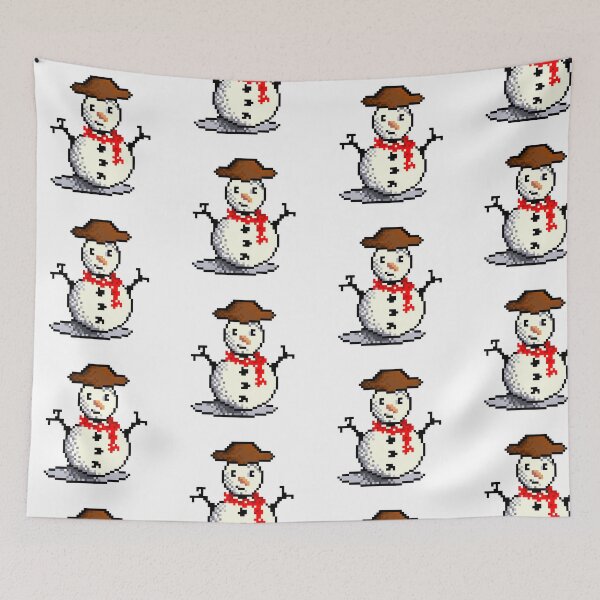 Item preview, Snowman Pixel Art  designed and sold by Potattoo.