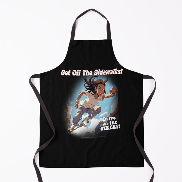 Item preview, Get Off The Sidewalks! - Skateboard Teen Gal -   For Dark Backgrounds designed and sold by The Imagination Source™.