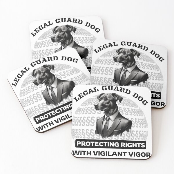 Item preview, Legal Guard Dog: Protecting Rights with Vigilant Vigor designed and sold by Hungry-Murphy.