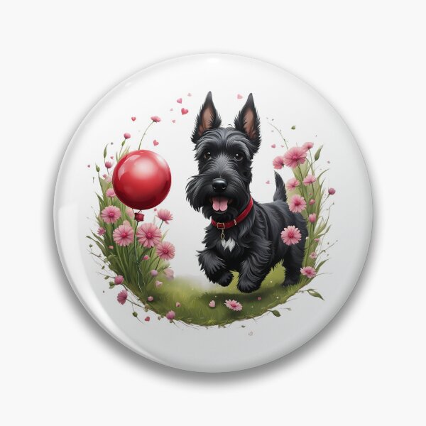 Item preview, Cute playful Scottish terrier  designed and sold by Kaleddis.