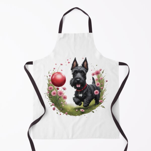 Item preview, Cute playful Scottish terrier designed and sold by Kaleddis.
