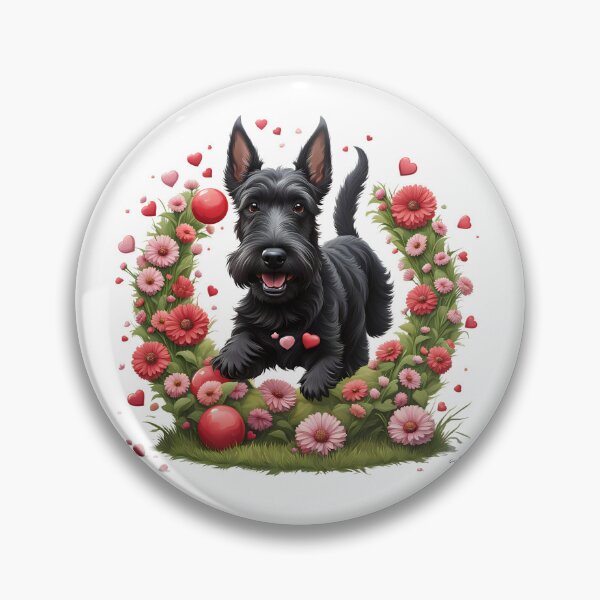 Item preview, Cute playful Scottish terrier  designed and sold by Kaleddis.