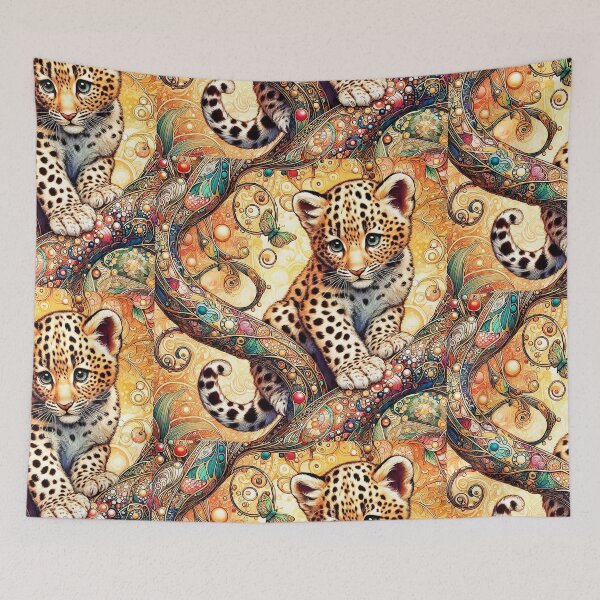 Item preview, Art Nouveau, Beautiful, Cute Baby Leopard  designed and sold by CristalleLisa.