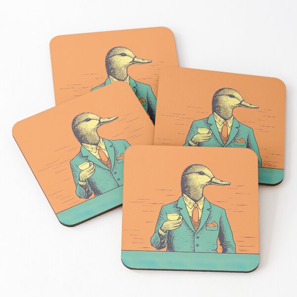 Item preview, Top Duck Takes Tea designed and sold by Retro Type.