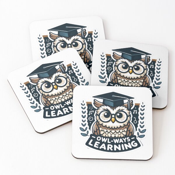 Item preview, Owl Ways Learning Funny Design: Wise Up to Laughter and Knowledge! designed and sold by The-Library.
