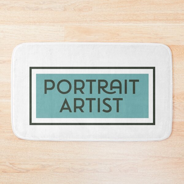 Item preview, Portrait Artist Gift for Artist Appreciation In Bright Retro Colors and Modern Font designed and sold by CORINNE W.