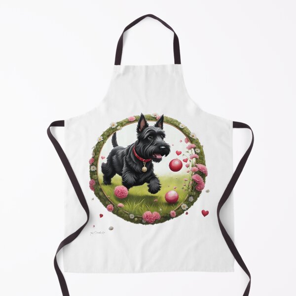 Item preview, Cute playful Scottish terrier designed and sold by Kaleddis.