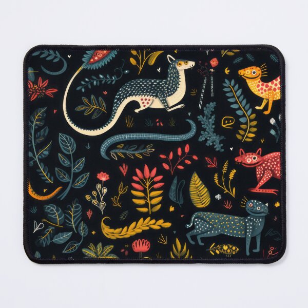 Item preview, Nature's Menageris animals pattern Lacoste pattern many coloring animals designed and sold by PetPalsEmporium.