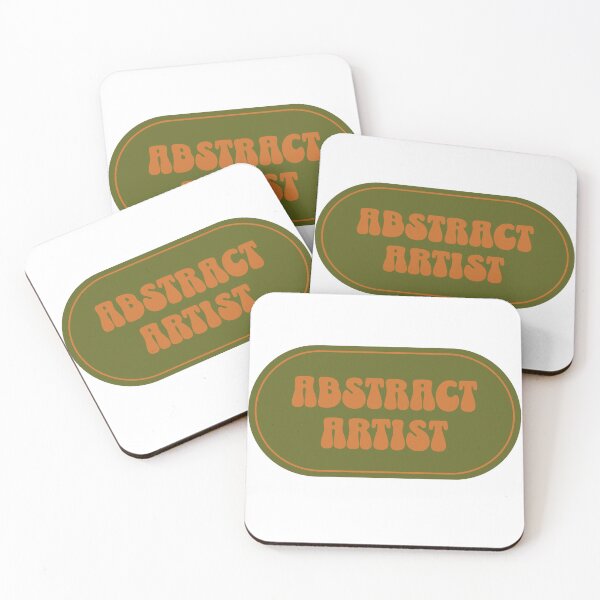 Item preview, Abstract Artist Gift for Artist Appreciation In Bright Retro Colors and Font designed and sold by CORINNE W.