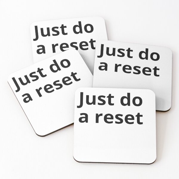 Item preview, Just do a reset. Black letters. designed and sold by MjKris.