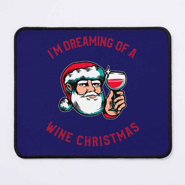Item preview, I`m Dreaming Of A Wine Christmas. Drinking Santa designed and sold by Rebel-Design.