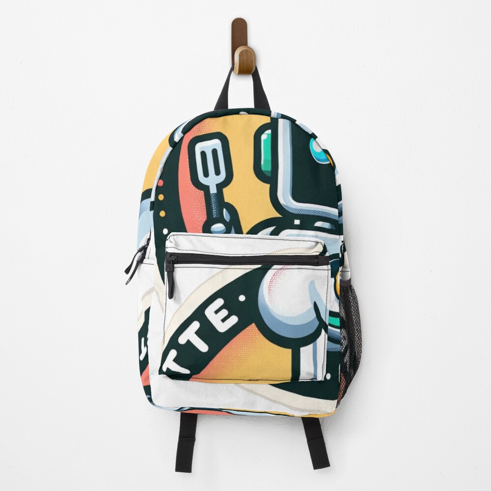 Vista previa del artículo con la obra «Mochila», diseñado y vendido por The-Library.