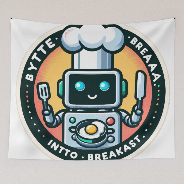 Item preview, Byte into Breakfast Funny Design: Start Your Day with a Giggle! designed and sold by The-Library.
