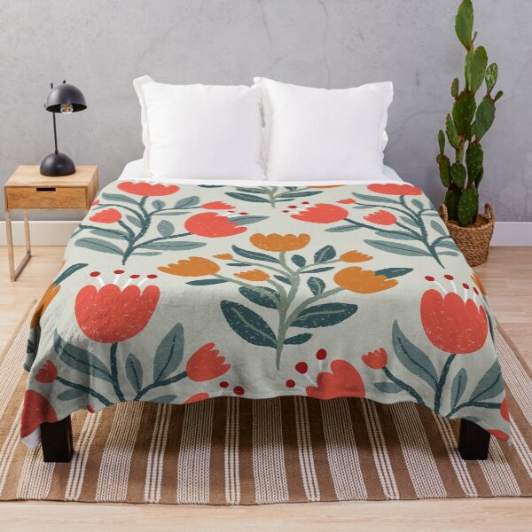 Item preview, Folk floral pattern designed and sold by Miss-Belle.