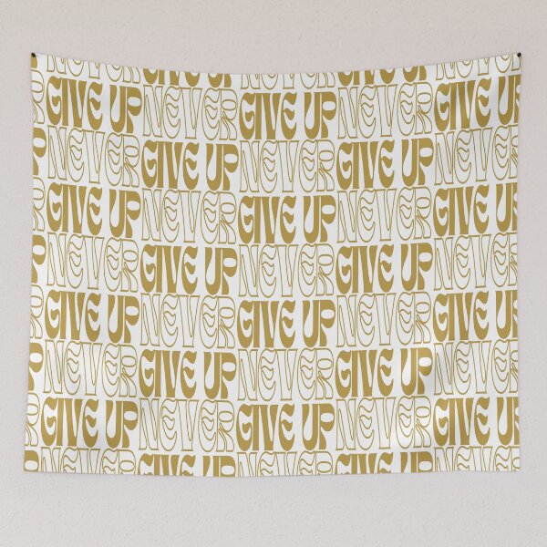 Item preview, Never Give Up designed and sold by linestoreflect.