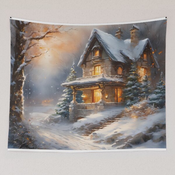Item preview, Warm Winter House designed and sold by Design-Illusi0n.