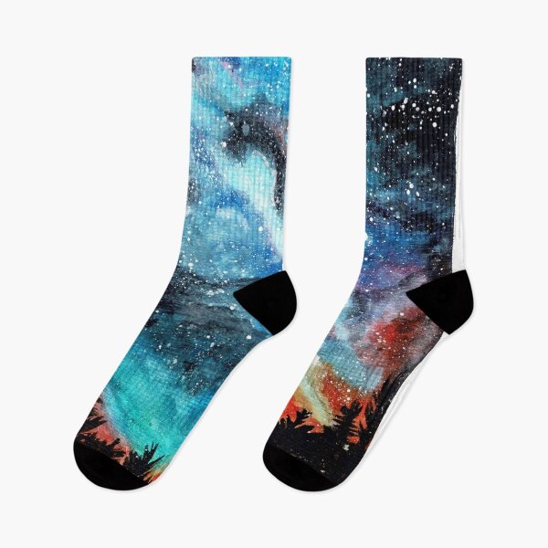 Item preview, Stargazing watercolor painting  designed and sold by Artbylees.