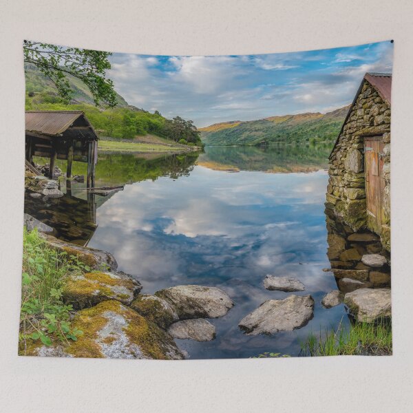 Item preview, Gwynant Lake Boat House Wales designed and sold by AJEvans.