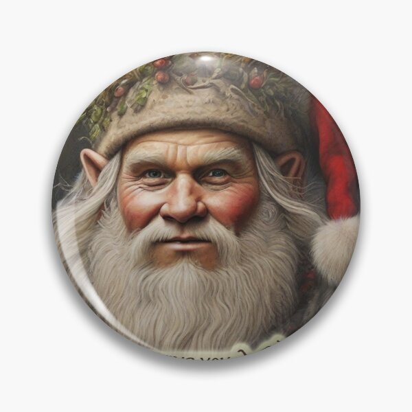 Item preview, Nordic Troll as Santa Claus; Merry Christmas;  designed and sold by StickerApe.