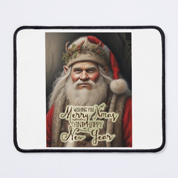 Item preview, Nordic Troll as Santa Claus; Merry Christmas;  designed and sold by StickerApe.