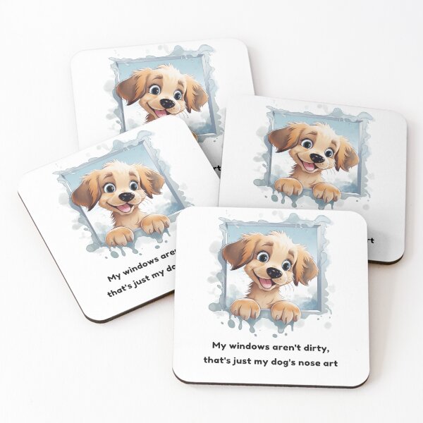 Item preview, Not dirty windows - just my Dog's nose art1 designed and sold by OKOartspace.