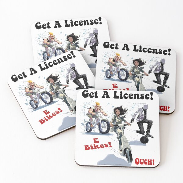 Item preview, Get A License - E-Bikes -  For Light Backgrounds designed and sold by The Imagination Source™.