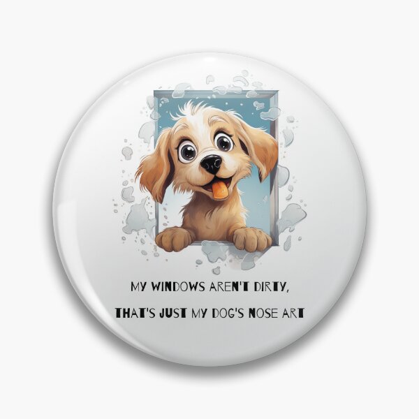 Item preview, Copy of Not dirty windows - just my Dog's nose art1 designed and sold by OKOartspace.