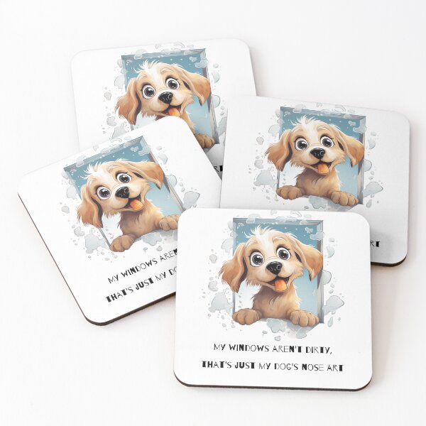 Item preview, Copy of Not dirty windows - just my Dog's nose art1 designed and sold by OKOartspace.