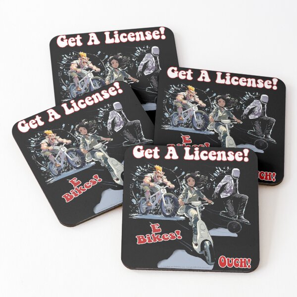 Item preview, Get A License - E-Bikes -  For Dark Backgrounds designed and sold by The Imagination Source™.