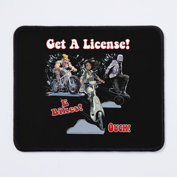Item preview, Get A License - E-Bikes - For Dark Backgrounds designed and sold by The Imagination Source™.