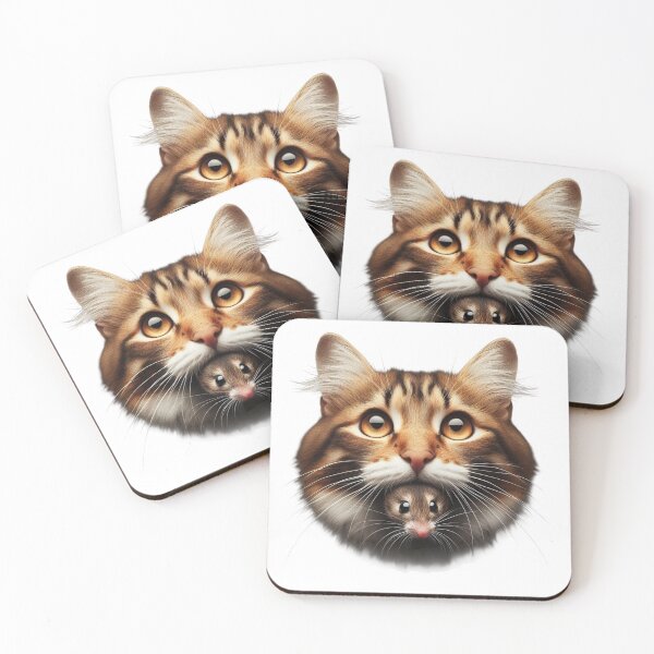 Item preview, mouse and cat designed and sold by Animalia-.