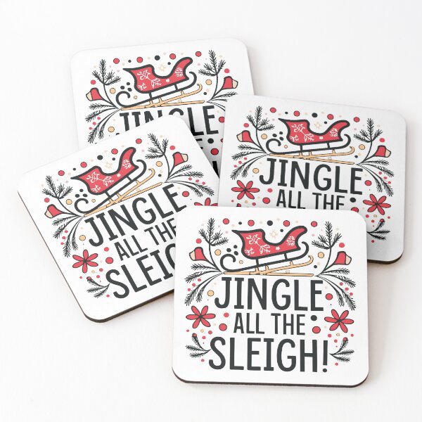 Item preview, Jingle All the Sleigh: Festive Vibes Tee designed and sold by Witcrafters.